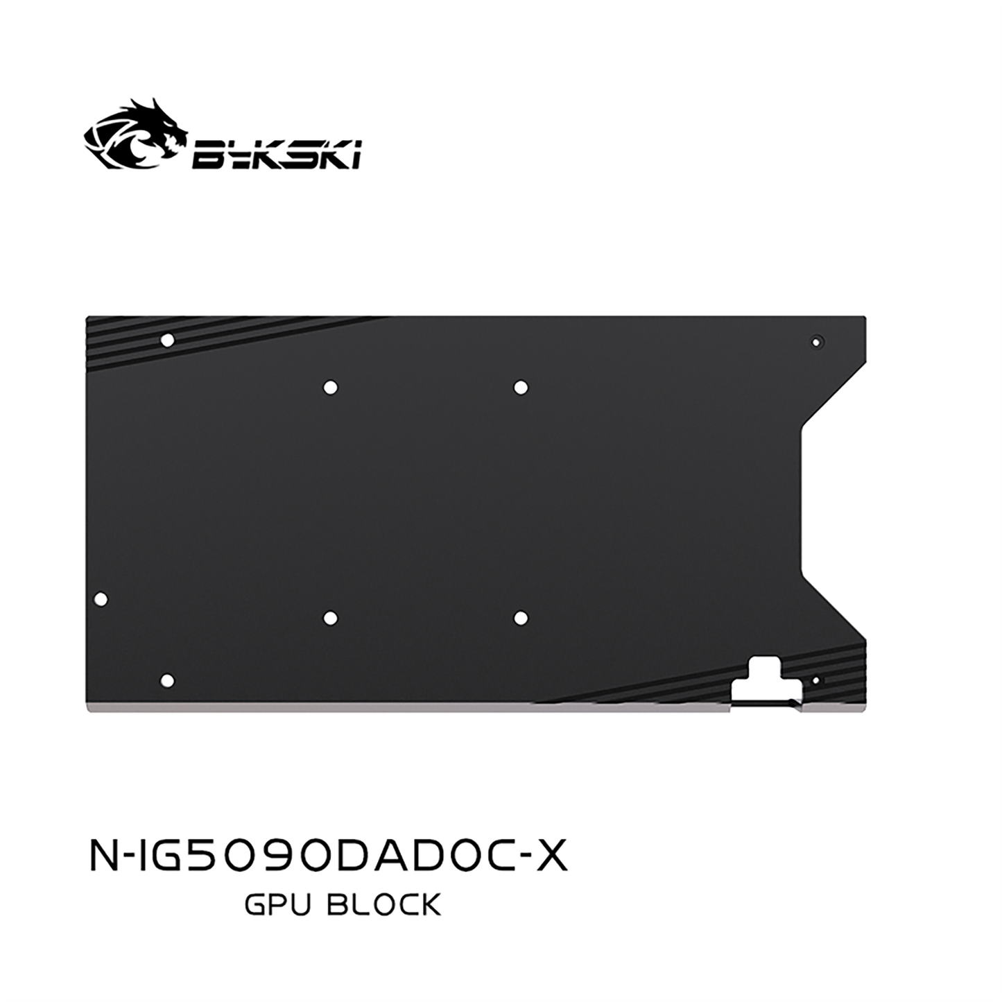 Bykski GPU Water Block For iGame GeForce RTX 5090D Advanced 32GB , Full Cover With Backplate PC Water Cooling Cooler, N-IG5090DADOC-X
