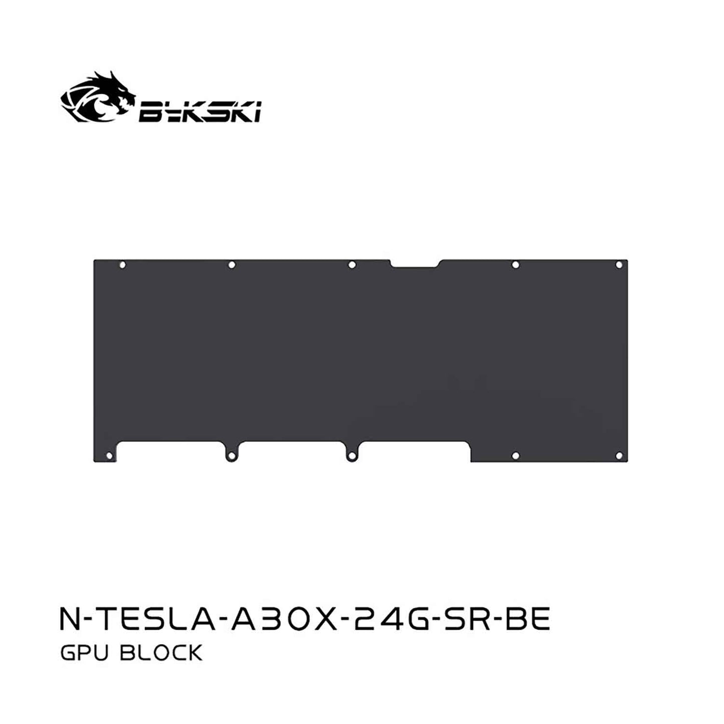 Bykski GPU Water Block For NVID lA Tesla A30X 24G , All Metal Structure Water Cooling Cooler, N-Tesla-A30X-24G-SR