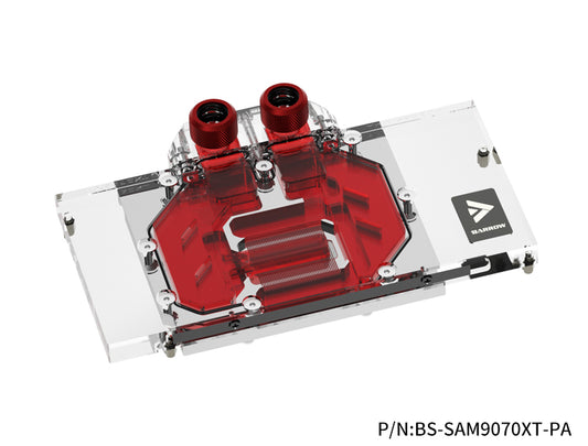 Barrow full coverage GPU Water Block for Sapphire METAL 9070XT BS-SAM9070XT-PA