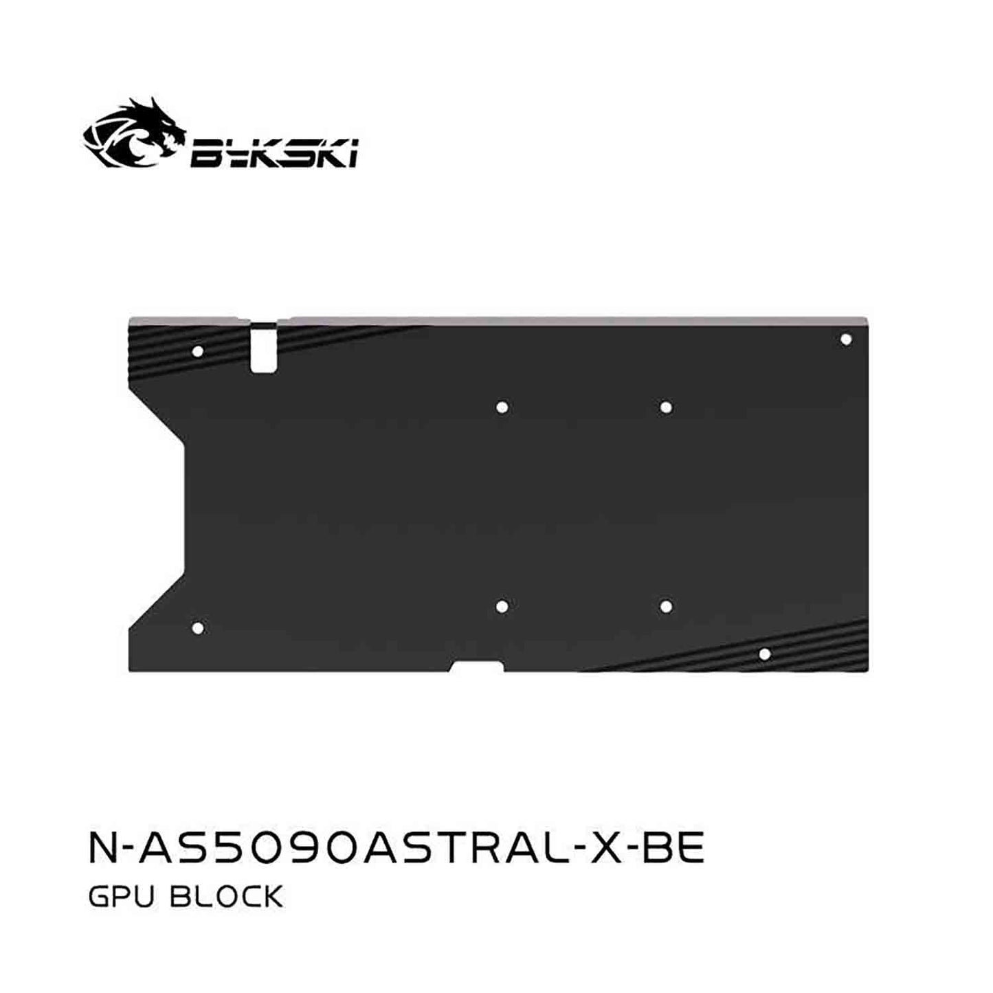 Bykski GPU Water Block For ROG ASTRAL RTX5090 O32G GAMING , Full Cover With Backplate PC Water Cooling Cooler, N-AS5090ASTRAL-X