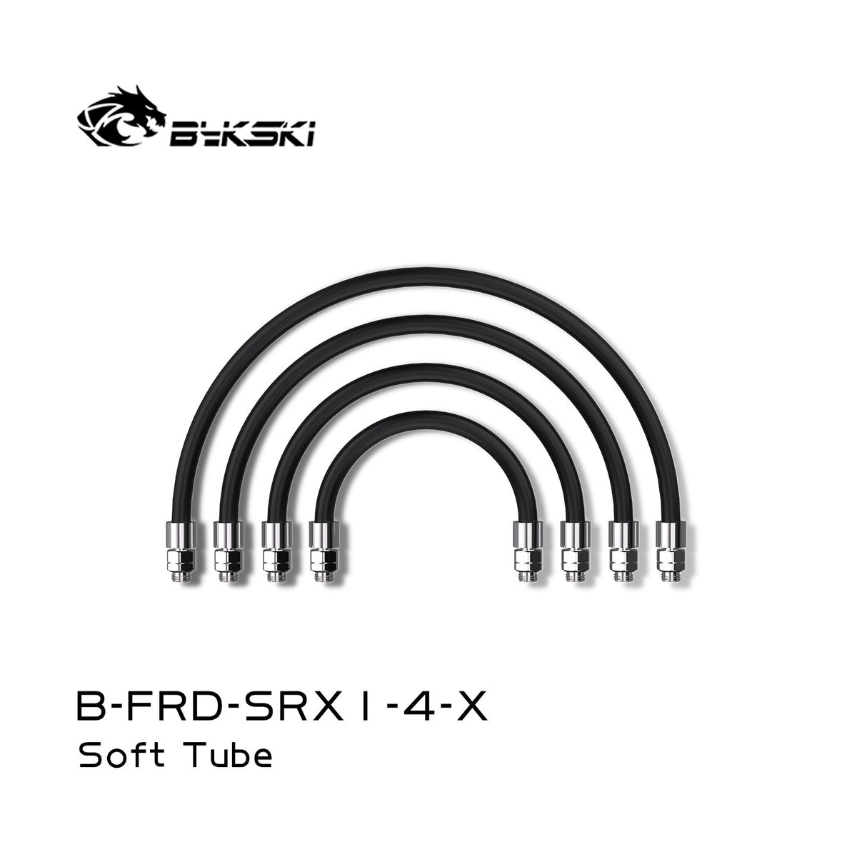 Byski B-FRD-SRX1-4-X Rotating Fitting – High-Temperature, High-Pressure, and Aging-Resistant Quick-Connect Hose Fitting
