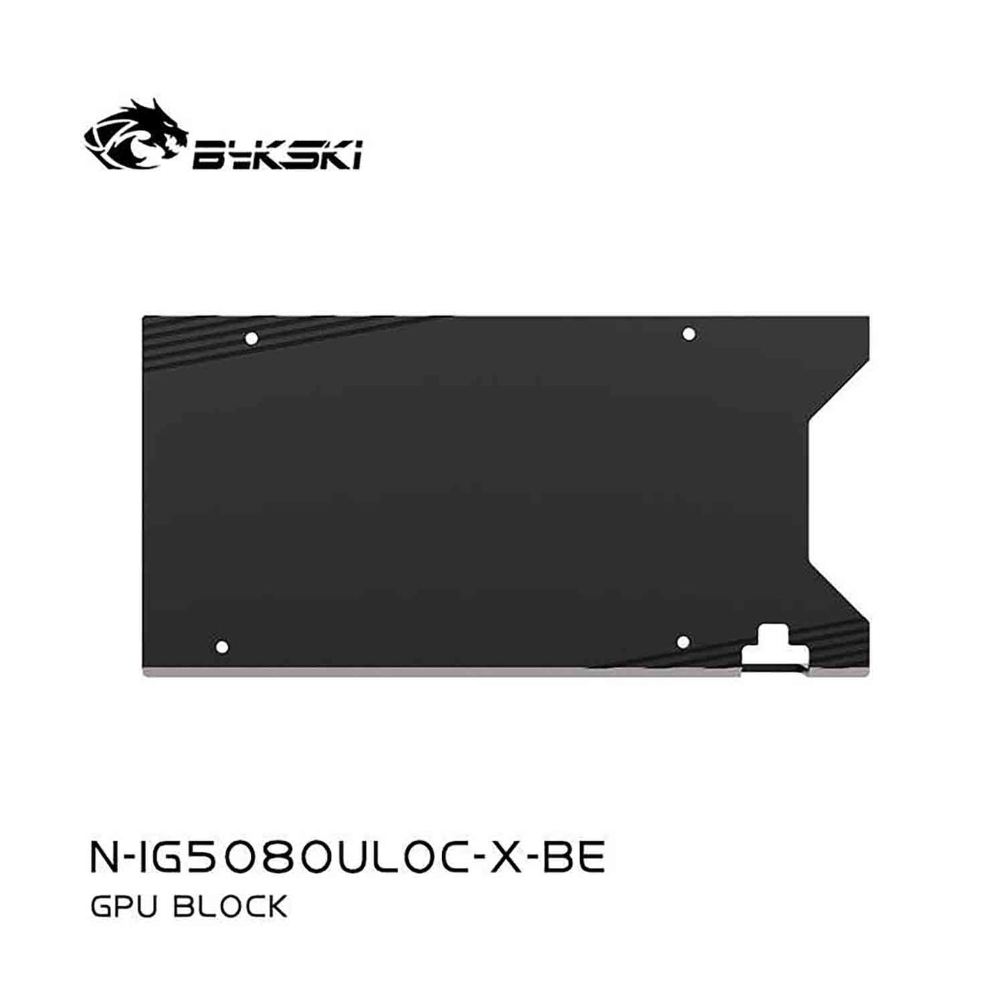 Bykski GPU Water Block For iGameGeForceRTX5080UltraWOC16GB , Full Cover With Backplate PC Water Cooling Cooler, N-IG5080ULOC-X