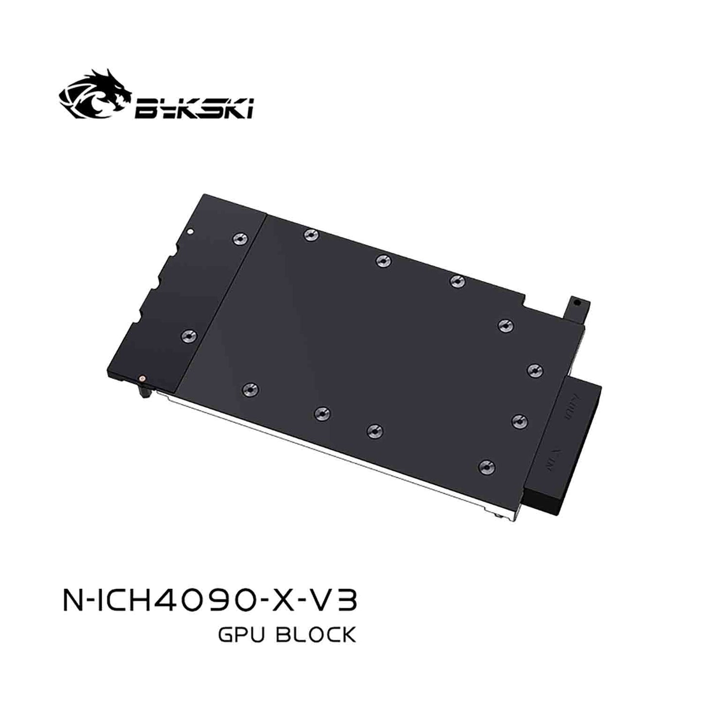 Bloc GPU Bykski pour Leadtek Tesla K80M, matériau POM à haute résistance à la chaleur, bloc de radiateur de refroidissement par eau GPU à couverture complète N-TESLA-K80-X-V2