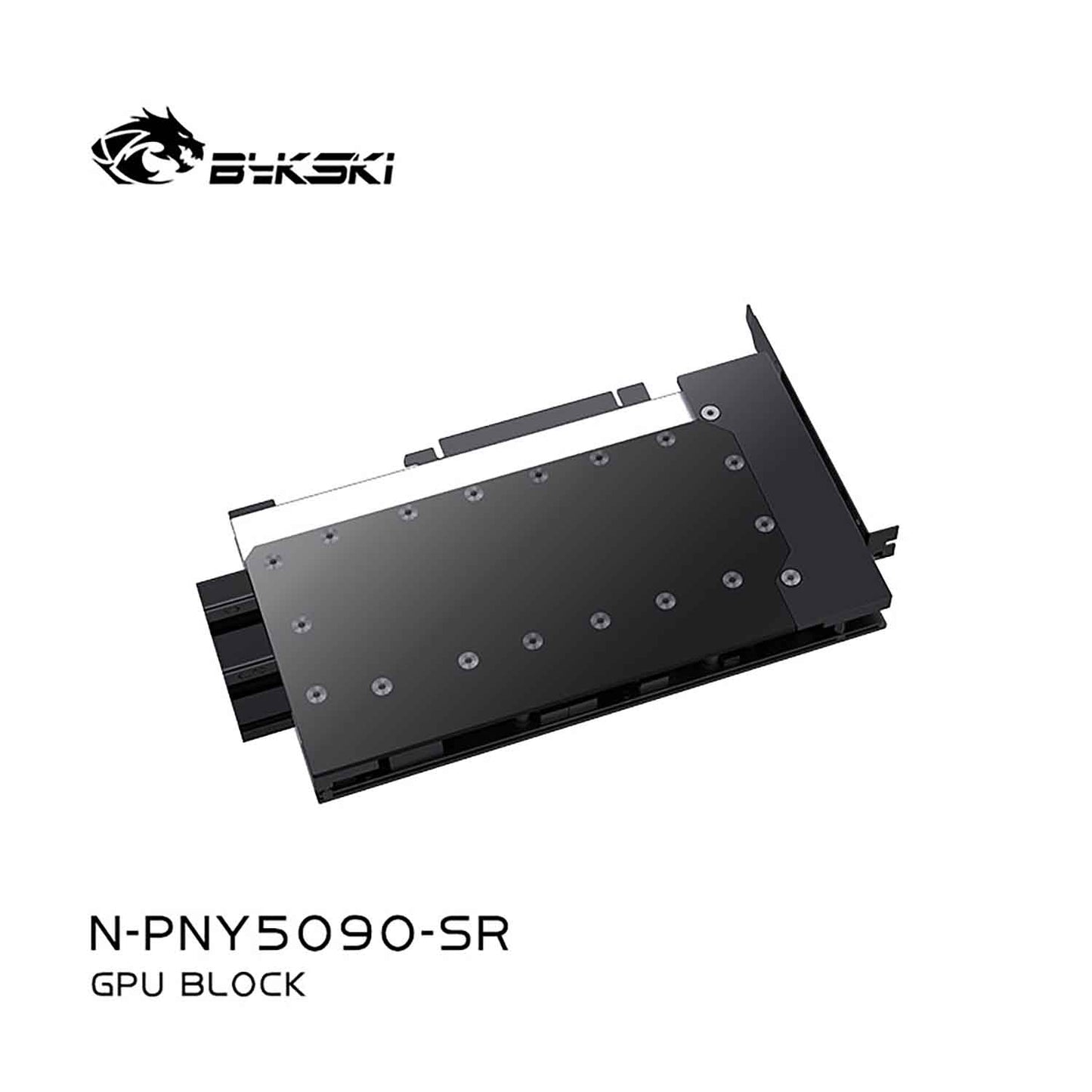 Bykski GPU Water Block For INNO3D PNY GeForce RTX 5090 32GB GD D RT , Full Cover With Backplate PC Water Cooling Cooler, N-PNY5090-SR