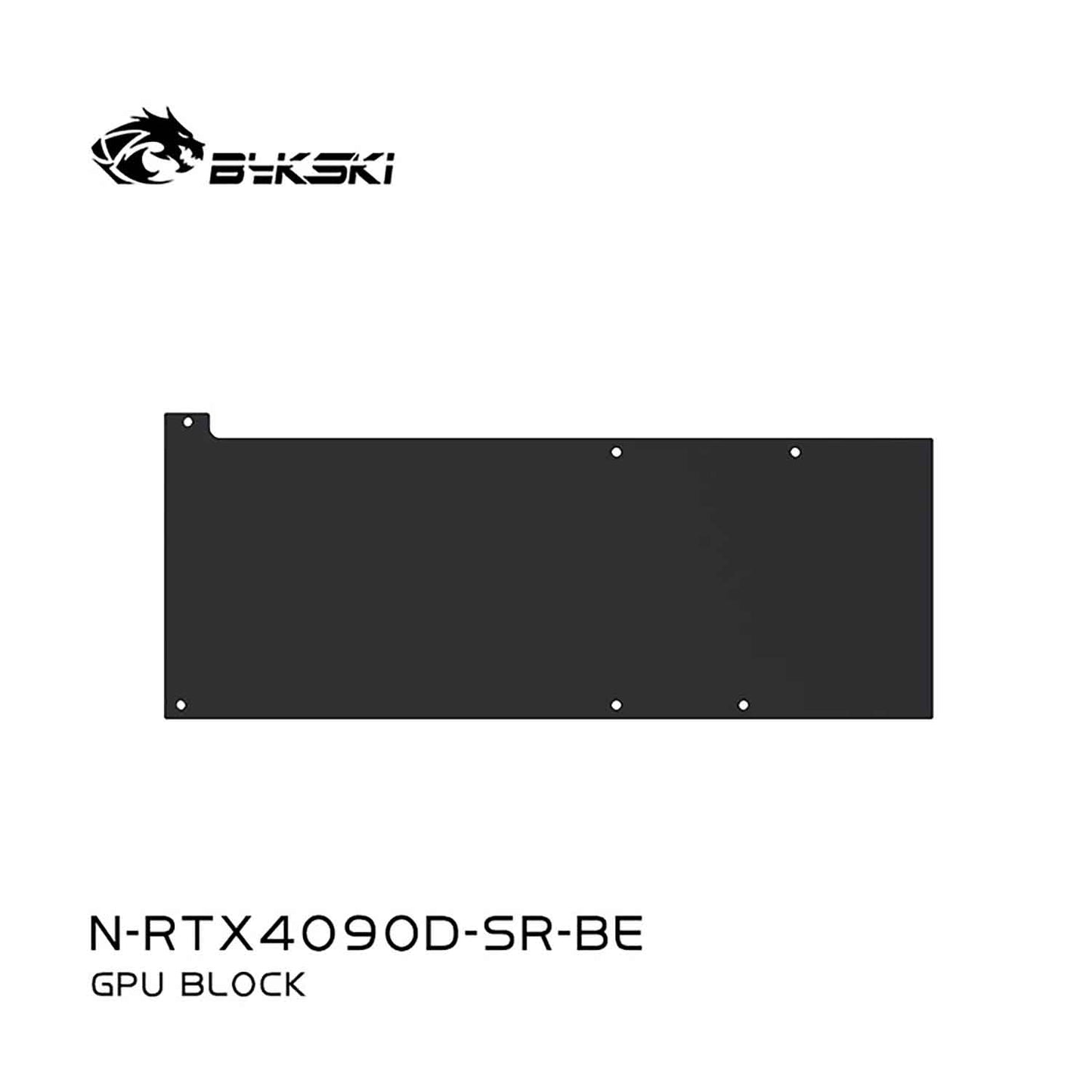 Bykski GPU Water Block For NVIDIA RTX 4090D , Full Cover With Backplate PC Water Cooling Cooler, N-RTX4090D-SR