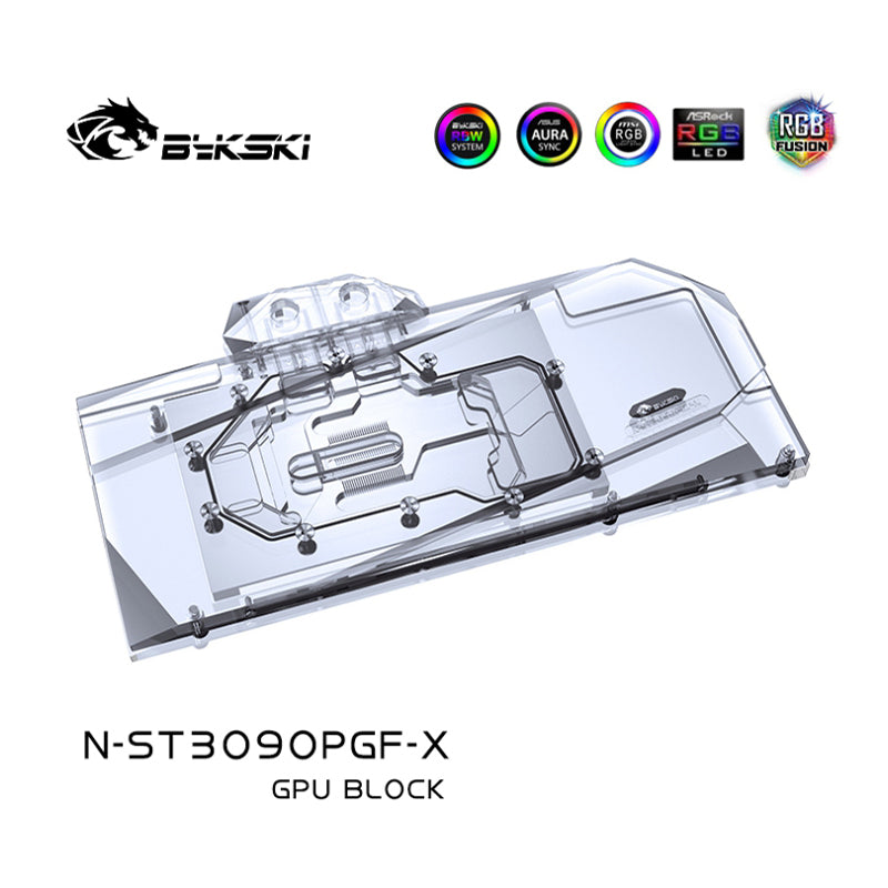Bykski 3090 3080 GPU Water Cooling Block For Zotac RTX 3090/3080Ti/3080 PGF, Liquid Cooling Cooler For Graphics Card, N-ST3090PGF-X