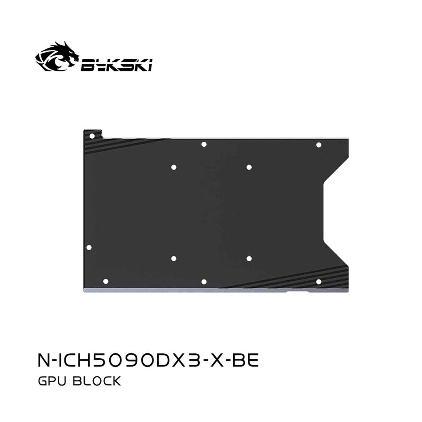 Bykski GPU Water Block For GeForce RTX 5090 , Full Cover With Backplate PC Water Cooling Cooler, N-ICH5090DX3-X