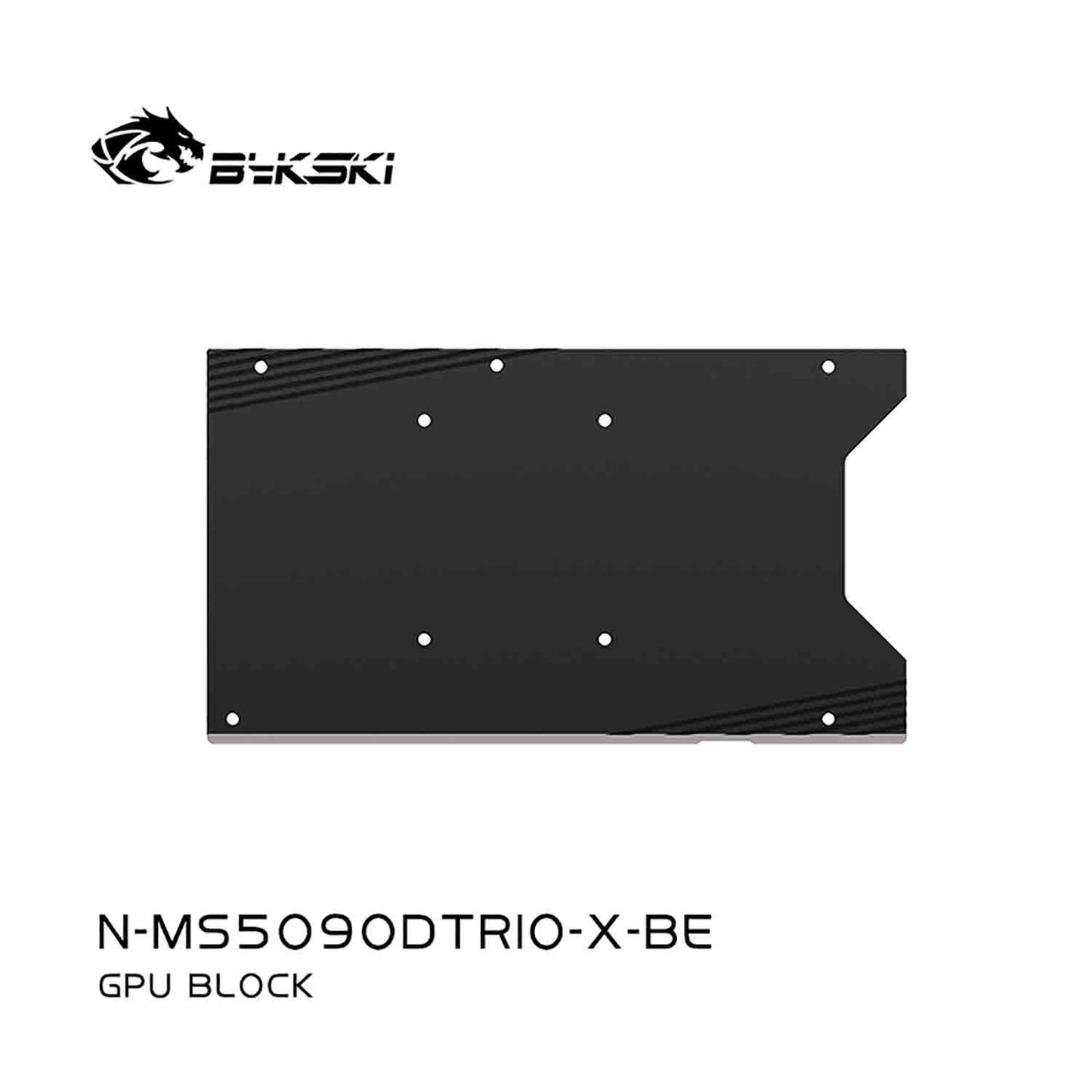 Bykski GPU Water Block For MSI GEFORCE RTX 5090 D32G GAMING TRIO OC , Full Cover With Backplate PC Water Cooling Cooler, N-MS5090DTRIO-X