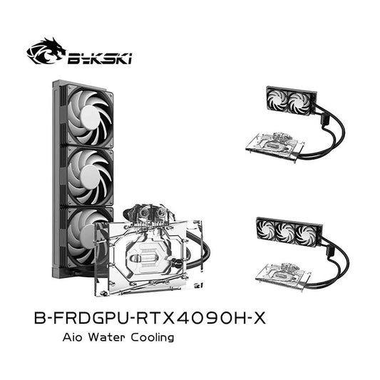 Bykski All-in-one GPU water cooling, For RTX4090/4080/4070/3090, Water Cooling System Liquid | Custom Loop Radiator