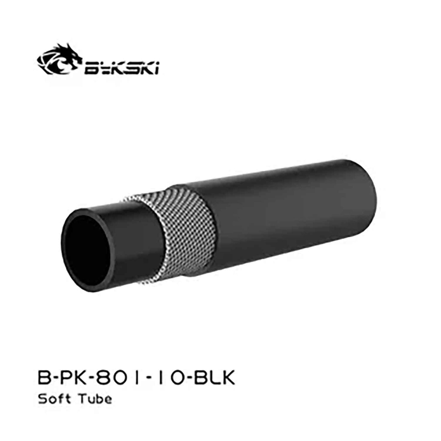 Bykski BB-PK-801-10-BLK Push-lock Soft Pipe,801 Series High Temperature Resistance and Flexural Strength