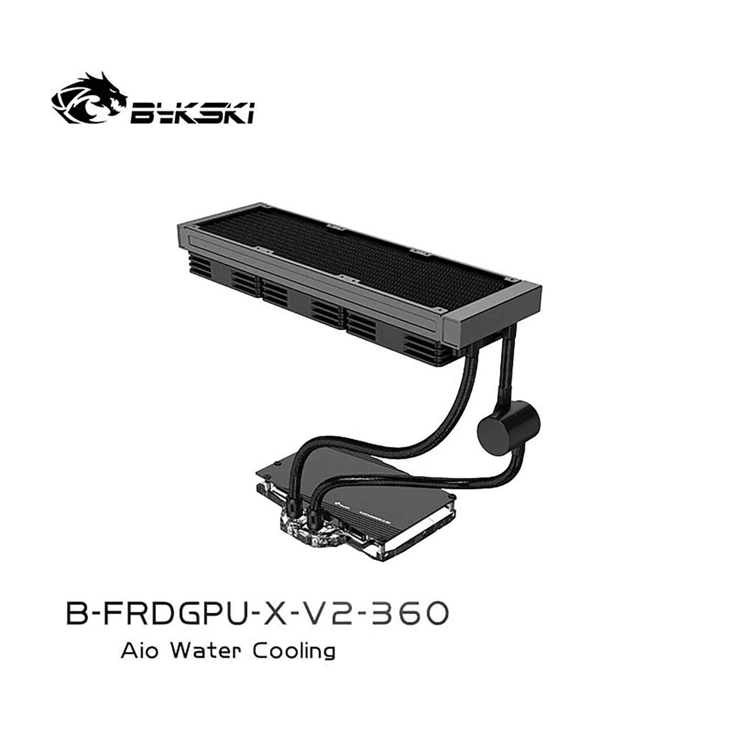 Combinaison de ventilateur de radiateur de pompe intégrée Barrow AIO, pour refroidisseur de liquide de système de refroidissement par eau, radiateur 240 360, DARIDP-30