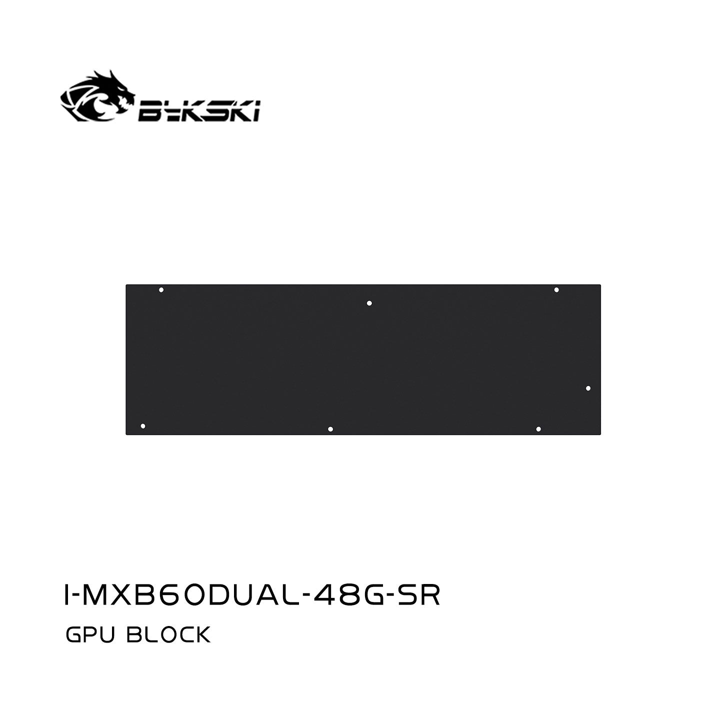 Bykski GPU Water Block For MAXSUN Intel Arc Pro B60 Dual 48G TurboG, Full Cover With Backplate PC Water Cooling Cooler, I-MXB60DUAL-48G-SR