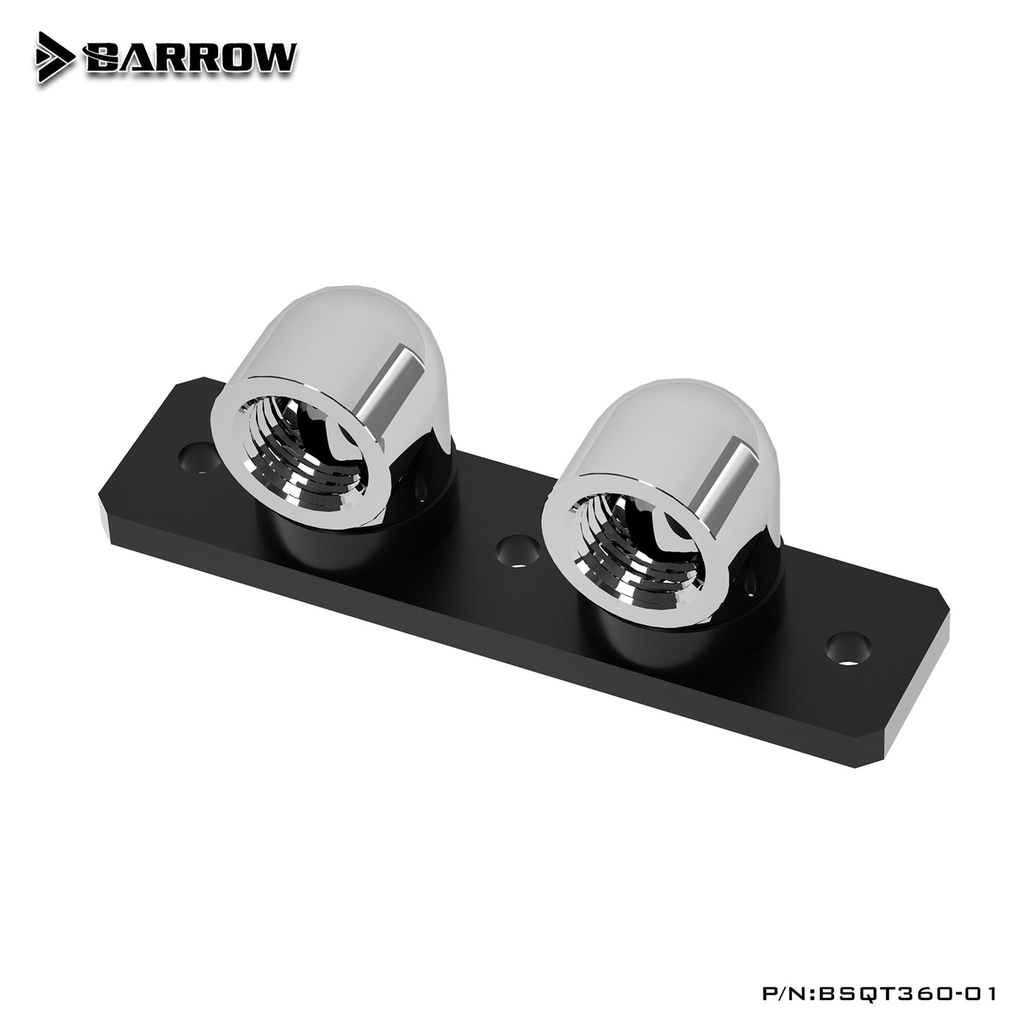 Barrow 360 Degree Rotating Bridge For Barrow GPU Block, With 90 Degree Change Direction, BSQT360-01