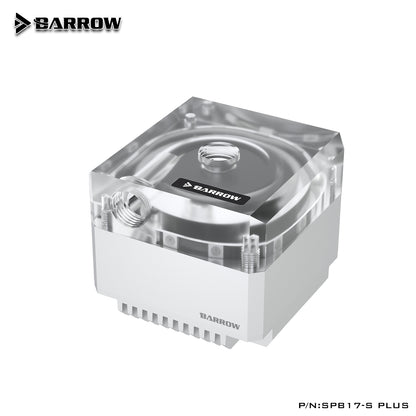 Barrow PLUS Version 17W PWM Pumps, LRC 2.0 With Aluminum Radiator Cover, SPB17-S-PLUS