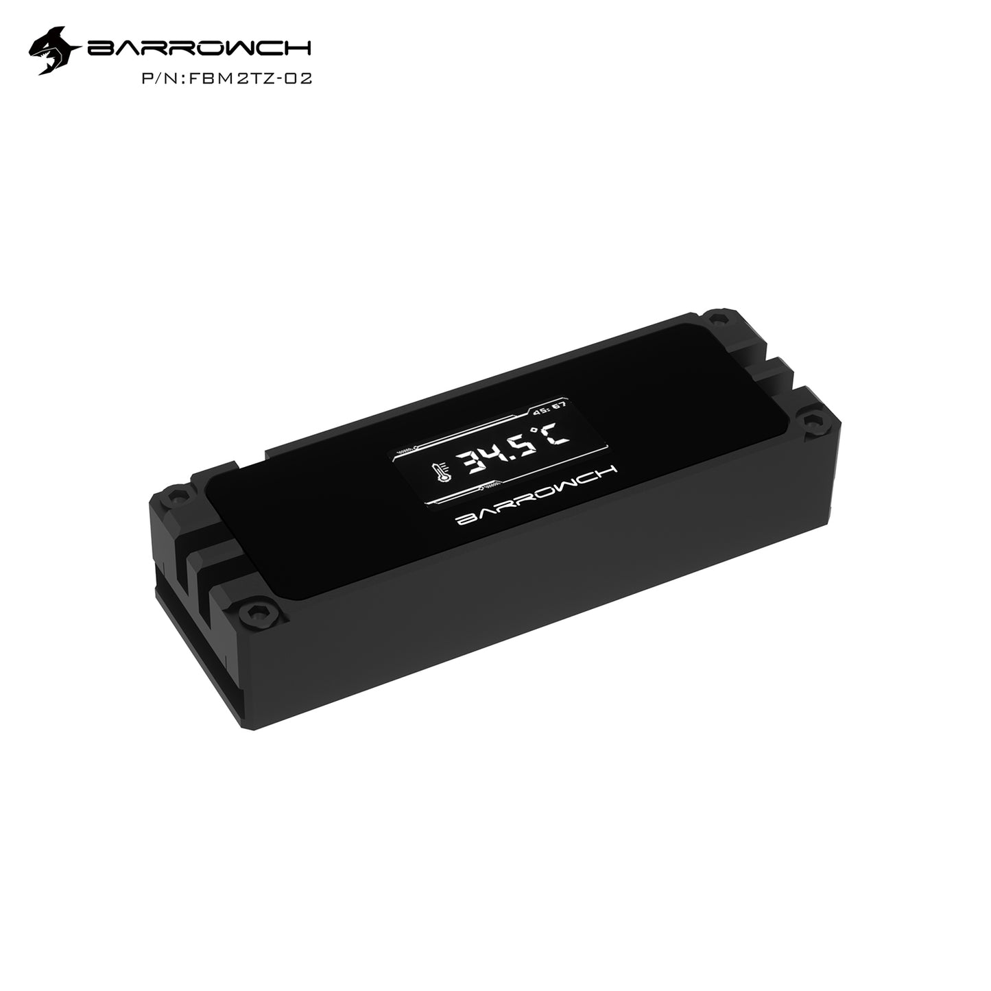 Barrowch M.2 Solid State Drive Digital Display Cooling Kit, For 2280/22110 Specification M2 Type SSD,FBM2TZ-02