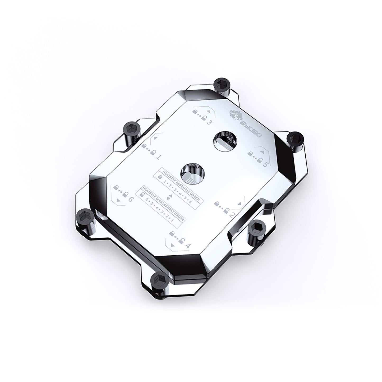 Bykski CPU Block For AMD SP5 Server, AI Cloud Server, Water Cooling Cooler, CPU-SRSP5-X