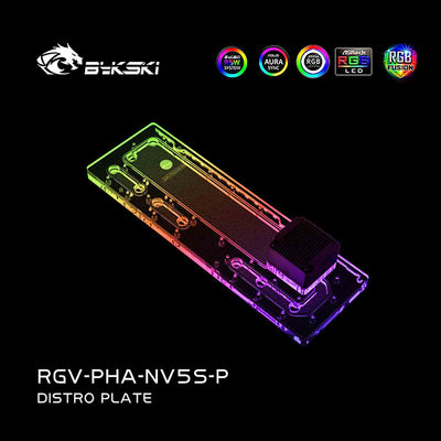 Bykski Power distribution board for the NV5S chassis, acrylic waterway board combination DDC pump, 5V | Water Cooling Pump