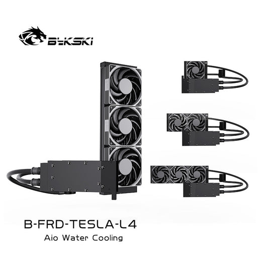 Bykski All-in-one GPU water cooling, For NVIDIA TELSA L4, Water Cooling System Liquid Cooler,120 240 | Custom Loop Radiator