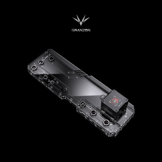 Granzon Advanced Distro Plate For Asus ROG Hyperion GR701 Case, Armor Type Acrylic Waterway Board Combo DDC | Distro Plate
