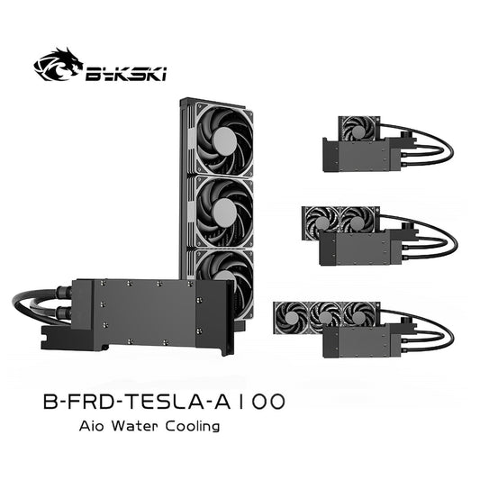 Bykski All-in-one GPU water cooling, For NVIDIA TELSA A100 40GB/A30/CMP 170HX, Water Cooling System | Custom Loop Radiator