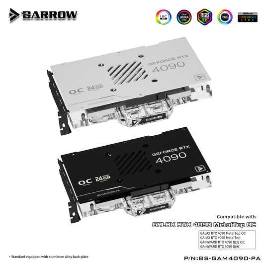 FormulaMod Barrow RTX 4090 full-cover GPU waterblock — silent 24/7 AI workload cooling