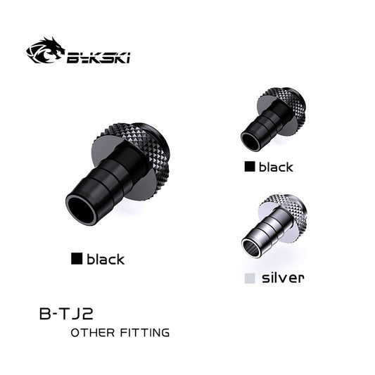 Bykski Soft Tube Barb Fitting, For ID8mm(1/4") / ID10mm(3/8") Soft Tubing, G1/4 Adapter Water | Water Cooling Fitting
