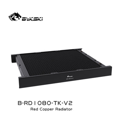 Bykski 1080 Copper Radiator High-performance Heat Dissipation 46mm Thickness for 12cm Fan Cooler, | Custom Loop Radiator