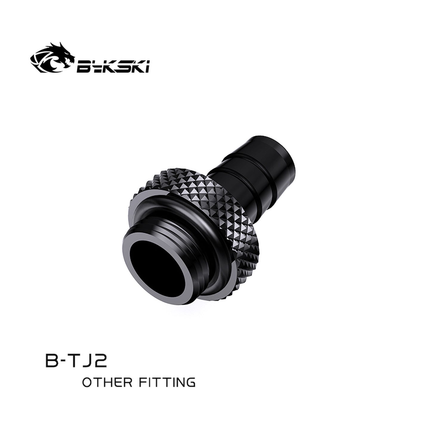 Bykski Soft Tube Barb Fitting, For ID8mm(1/4") / ID10mm(3/8") Soft Tubing, G1/4 Adapter Water Cooling Hose Connector, B-TJ2 B-TJ3