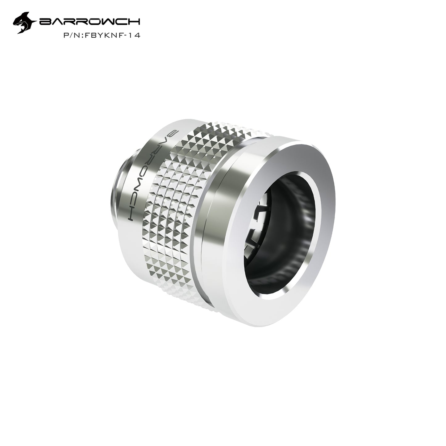 Barrowch Hard Tube Fittings, Wolverine Series Enhanced Anti shedding Fitting, For OD14/16mm Hard Tubes, FBYKNF-14 FBYKNF-16