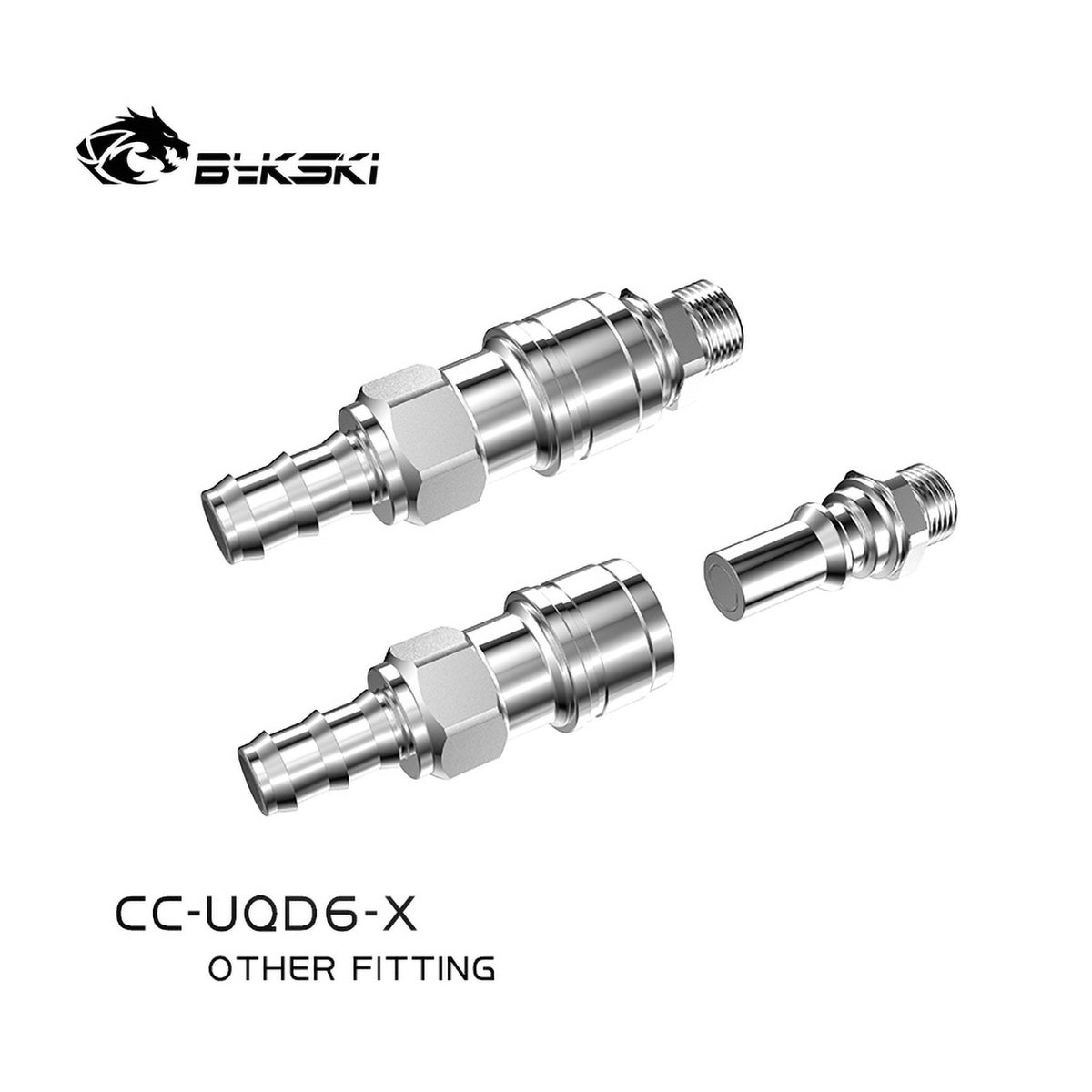 Bykski Stainless steel water stop valve, Quick release two-way stop valve, Water Cooling Quick | Water Cooling Valve
