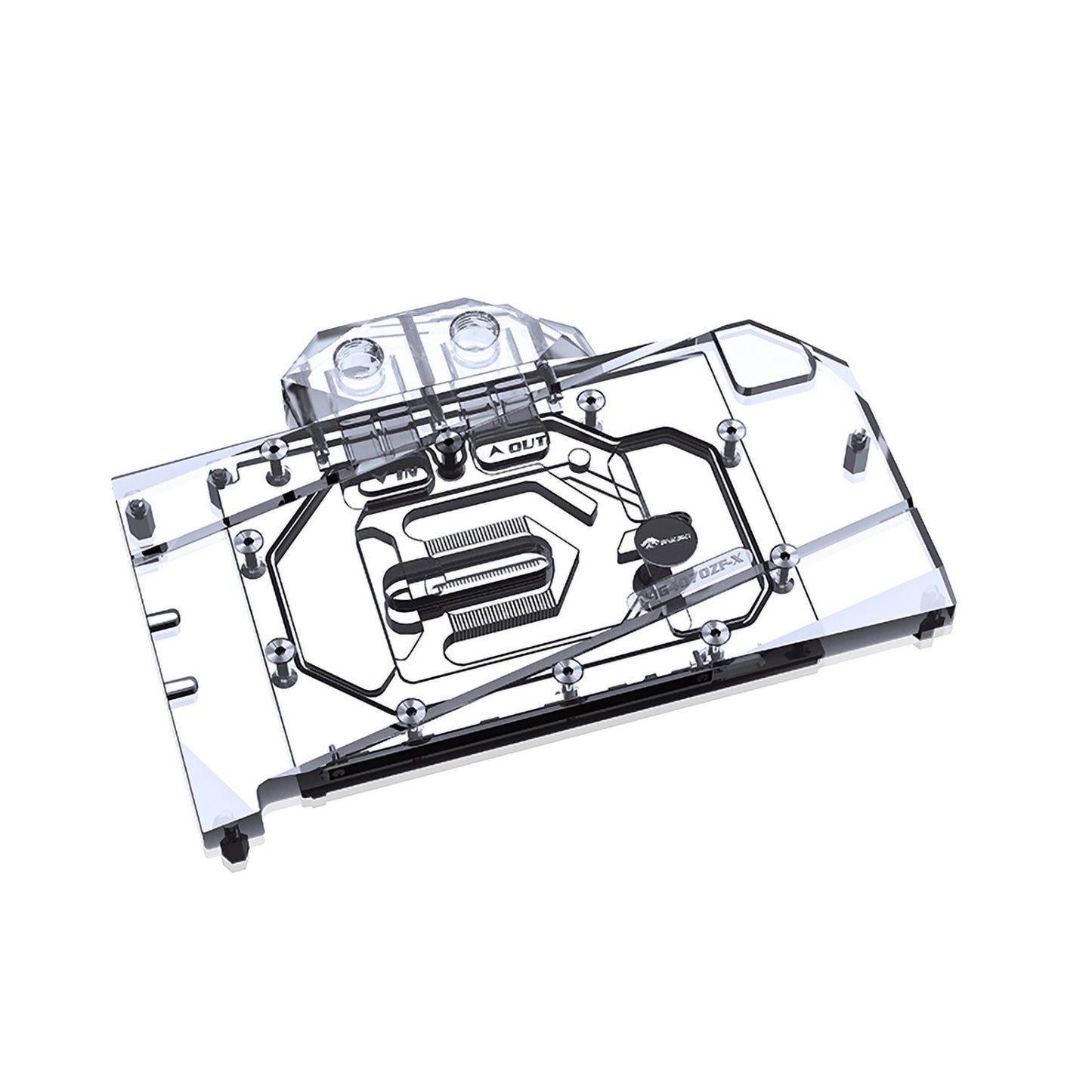 Bykski GPU Water Block For Colorful RTX 4070 Battle-AX, Full Cover With Backplate PC Water Cooling Cooler, N-IG4070ZF-X