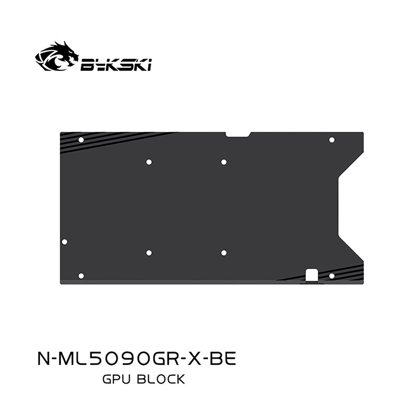 Bykski GPU Water Block For Manli Renaissance GeForce RTX 5090D 0C Gallardo Starship , Full Cover With Backplate PC Water Cooling Cooler, N-ML5090GR-X