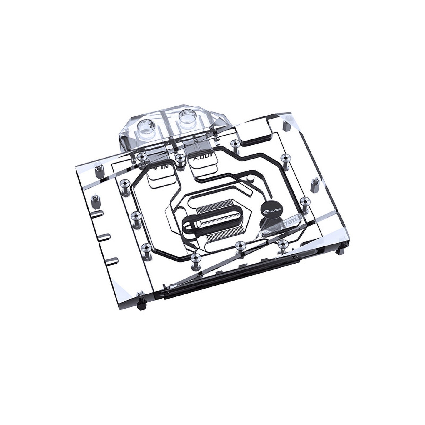 Bykski GPU Water Block For Maxsun RTX 4070Ti iCraft OC 12G, Full Cover With Backplate PC Water Cooling Cooler, N-MX4070TI-X