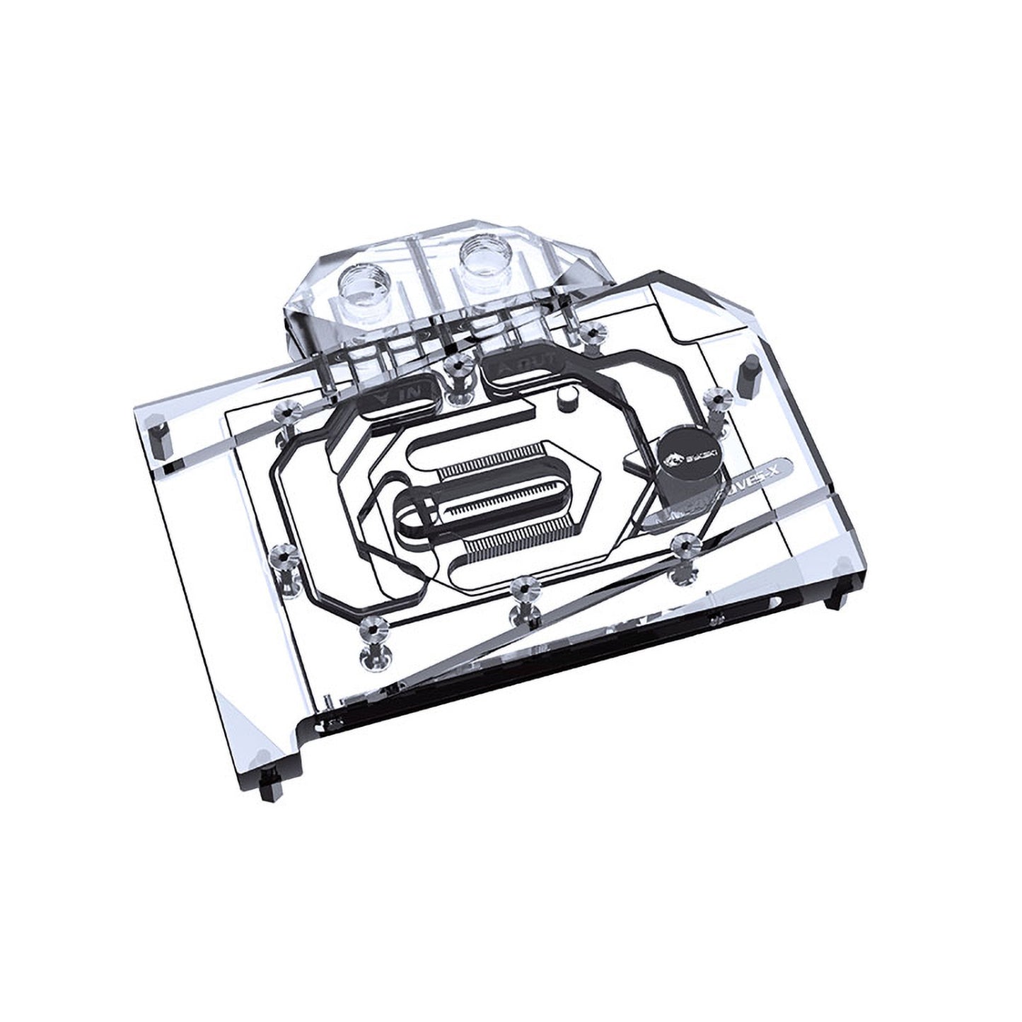 Bykski GPU Water Block For MSI RTX 4060 Ventus 2X / Gaming X / MLG, Full Cover With Backplate PC Water Cooling Cooler, N-MS4060VES-X