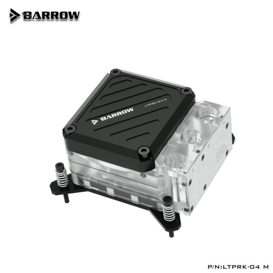 Barrow CPU Block-Pump Combo, 17W PWM/10W Intelligent AIO Block-Pump Three In One 5v A-RGB OLED Screen | Liquid Cooling Block