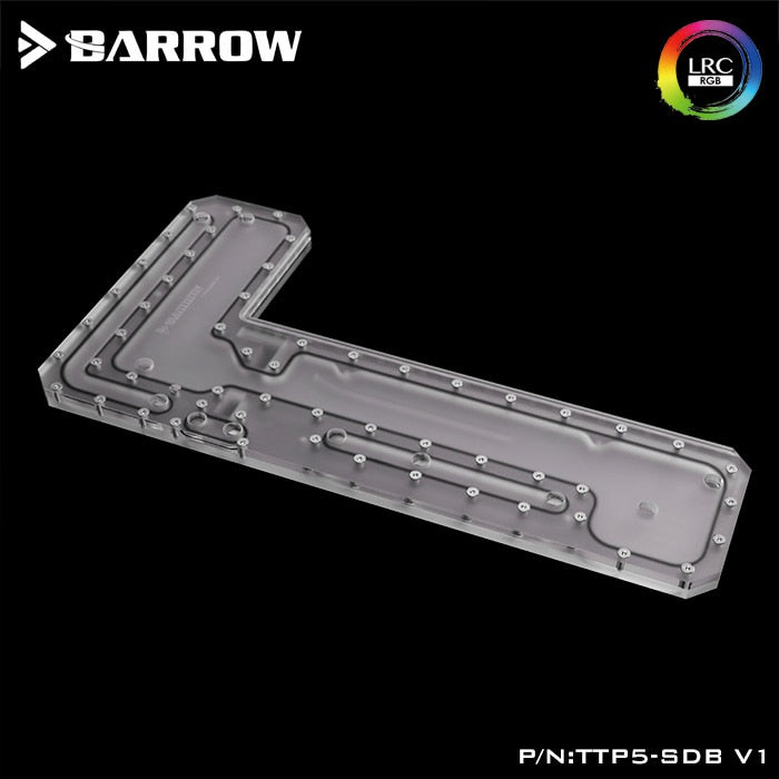 Barrow Waterway Boards For TT Cors P5 Case, For Intel CPU Water Block & Single/Double GPU Building, TTP5-SDB V1