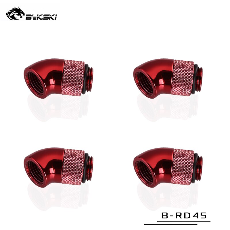 Bykski 45 Degree Rotary Fitting Bykski G1/4" Rotatable 45° Adapter Cooling Equipment Adjust Connect | Water Cooling Fitting