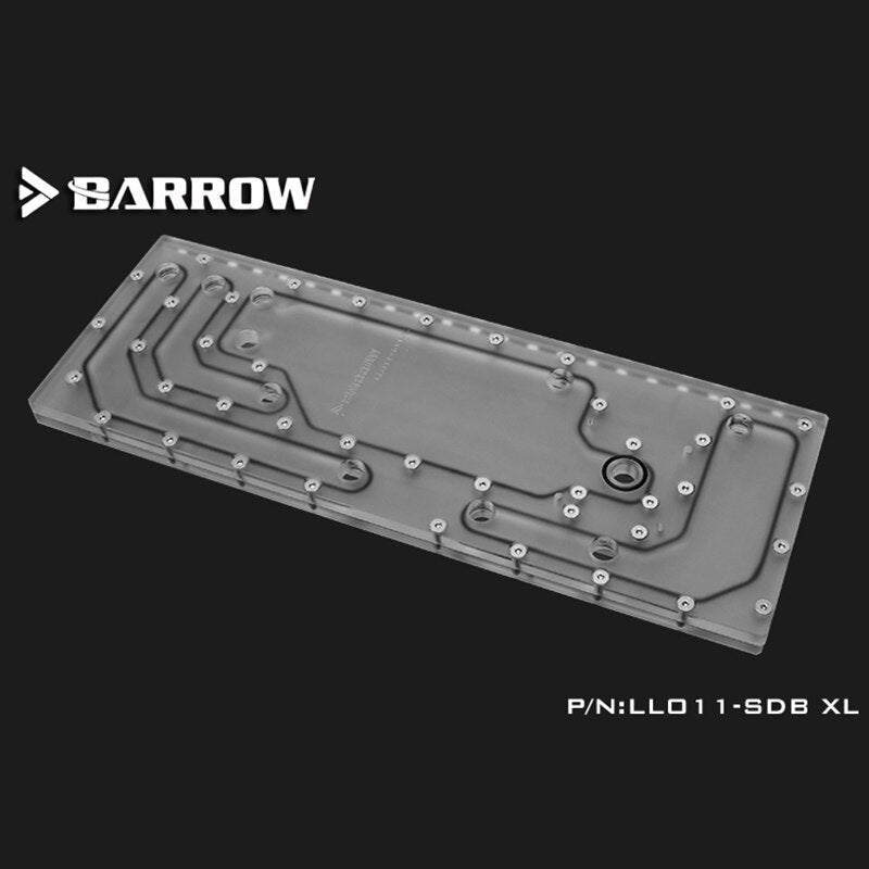Barrow LLO11-SDB XL LRC 2.0 plaque de voie navigable pour boîtier Lianli O11D XL Aurora pour bloc d'eau CPU Intel et construction GPU unique