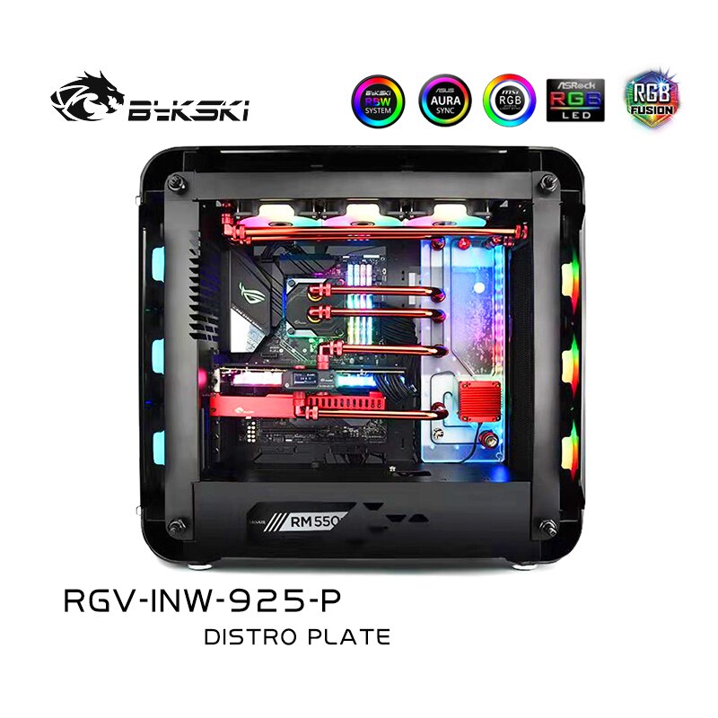 Kit de refroidissement Bykski Waterway pour boîtier IN WIN 925, 5V ARGB, pour la construction d'un seul GPU, RGV-INW-925-P