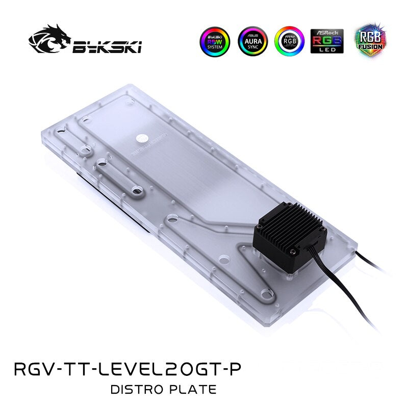 Bykski RGV-TT-LEVEL20GT-P, Waterway Boards For Thermaltake Level20 GT Case, For Intel CPU Water Block & Single GPU Building