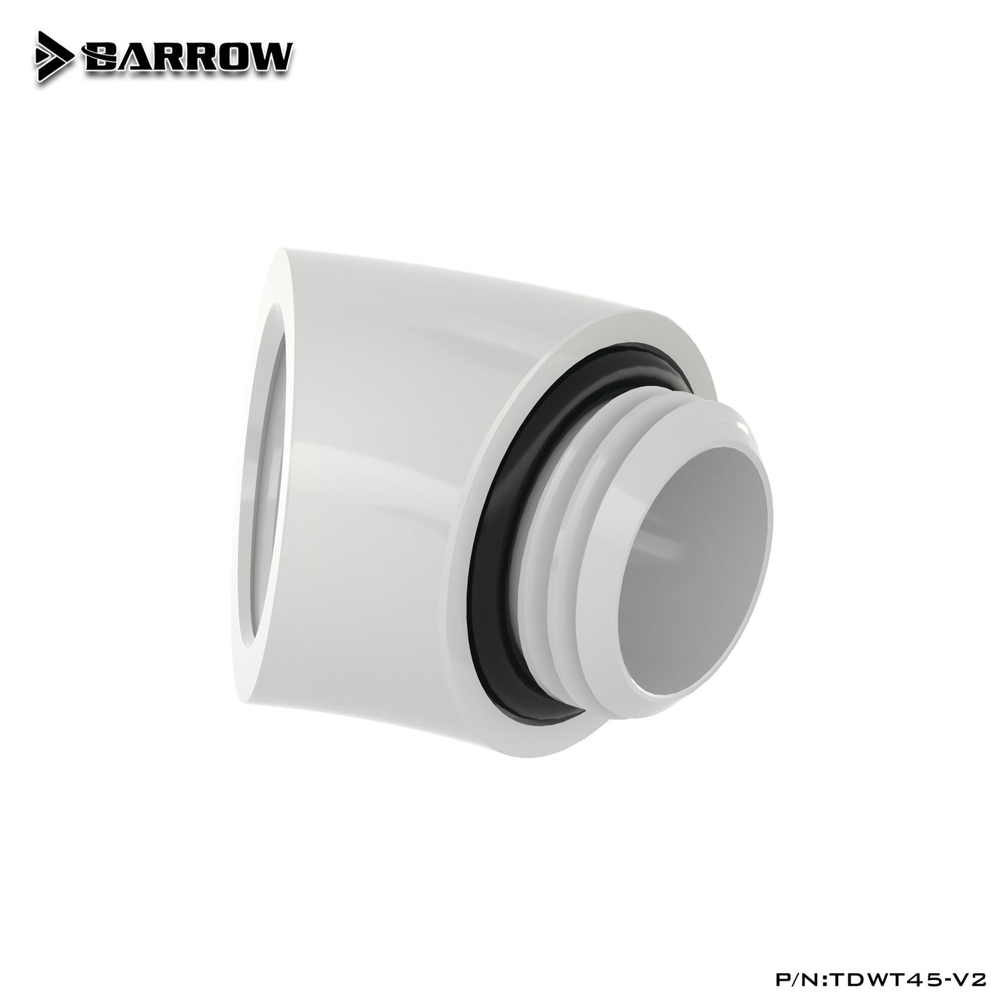 Barrow Brass G1/4'' thread 45 degree Fitting Adapter 45 degrees water cooling Adaptors water cooling fitting TDWT45-V2