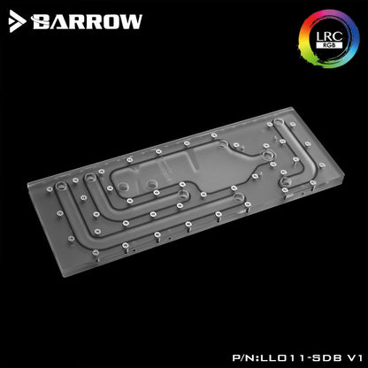 Barrow Waterway Boards For Lian Li PC-O11 Dynamic Case, For Intel CPU Water Block & Single GPU Building, LLO11-SDB V1