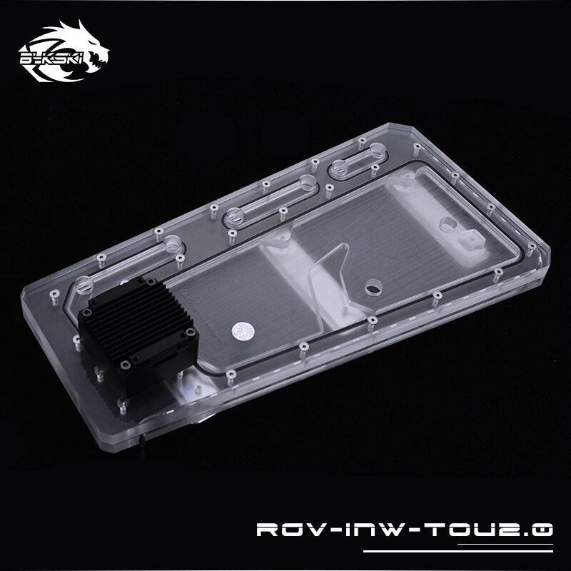 Bykski RGV-INW-TOU2.0, cartes de voies navigables pour boîtier INWIN TOU2.0, Bykski RBW, pour bloc d'eau CPU Intel et construction GPU unique