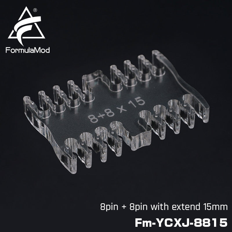 FormulaMod Fm-YCXJ Extend Type Cable Comb For 180° Bending Easy To Fix And Bend Cable Management Tools | PC Cable
