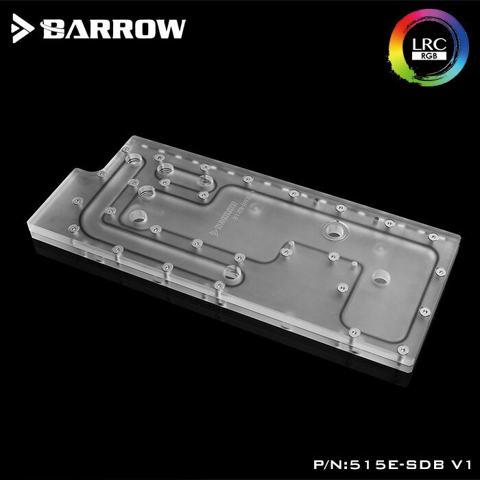 Barrow Waterway Boards, For Phanteks 515E/515ETG Case, LRC RGB v2, For Intel CPU & Single/Double GPU Building, 515E-SDB