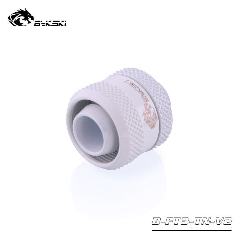 Bykski B-FT3-TN-V2, 3/8"ID*1/2"OD 10x13mm Soft Tube Fittings, G1/4" Fitting For Soft Tubing