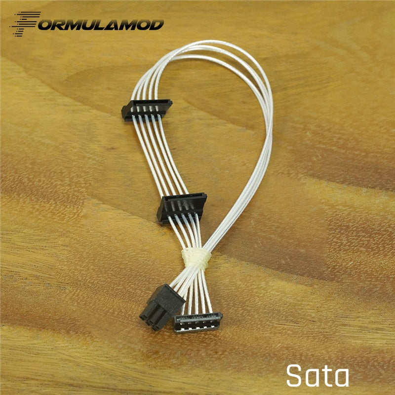 FormulaMod Fm-HDC-SL, Fully Modular PSU Cables, 18AWG Silver Plated, For Corsair RM/SF/HX Series Modular PSU