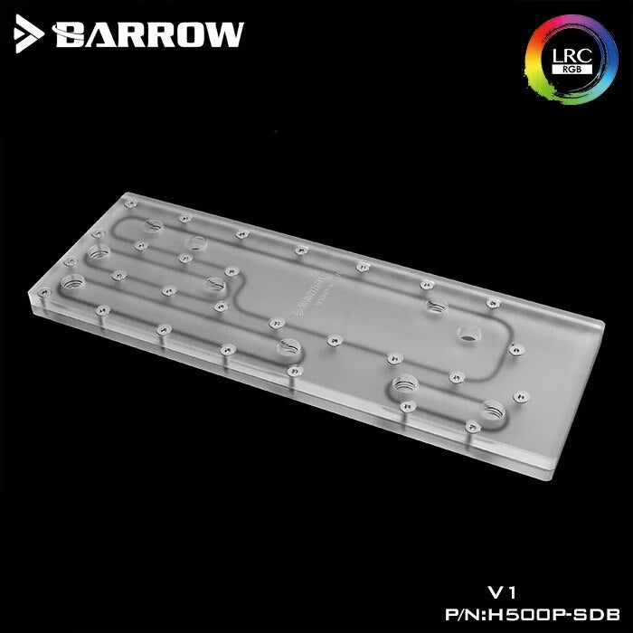 Barrow Waterway Boards For CoolerMaster H500P Case, For Intel CPU Water Block & Single GPU Building, H500P-SDB V1