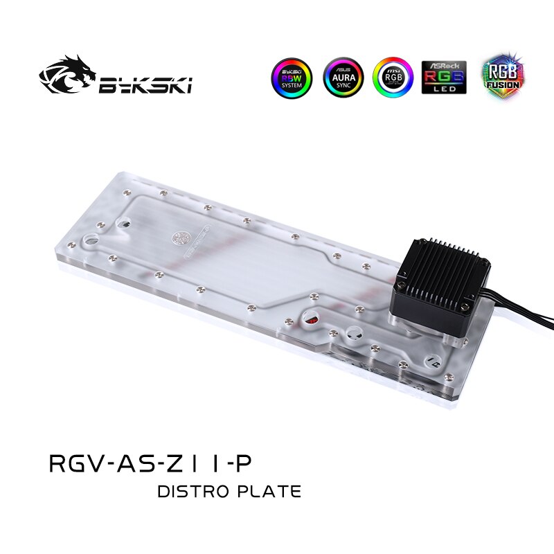 Bykski Distro Plate For ASUS ROG Z11 Case, Waterway Boards For Intel CPU Water Block & Single GPU Building, RGV-AS-Z11-P