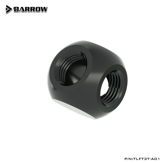 Barrow TLFT3T-A01 G1 / 4 "X3 black white silver Gold three links cubic Adaptors Water cooling | Water Cooling Accessory